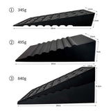 Maxbell 2Pcs Squat Wedge Block Slant Board Calf Stretching for Pilates Indoor Sports Black