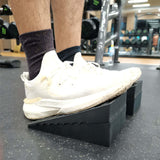 Maxbell 2Pcs Squat Wedge Block Slant Board Calf Stretching for Pilates Indoor Sports Black