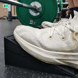 Maxbell 2Pcs Squat Wedge Block Slant Board Calf Stretching for Pilates Indoor Sports Black