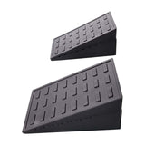 Maxbell 2Pcs Squat Wedge Block Slant Board Calf Stretching for Pilates Indoor Sports Black