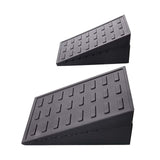 Maxbell 2Pcs Squat Wedge Block Slant Board Calf Stretching for Pilates Indoor Sports Black