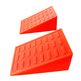 Maxbell 2Pcs Squat Wedge Block Slant Board Calf Stretching for Pilates Indoor Sports Orange