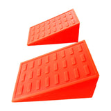 Maxbell 2Pcs Squat Wedge Block Slant Board Calf Stretching for Pilates Indoor Sports Orange