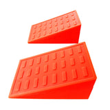 Maxbell 2Pcs Squat Wedge Block Slant Board Calf Stretching for Pilates Indoor Sports Orange