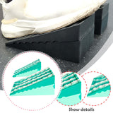 Maxbell 2Pcs Squat Wedge Block Slant Board Calf Stretching for Pilates Indoor Sports Green