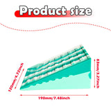 Maxbell 2Pcs Squat Wedge Block Slant Board Calf Stretching for Pilates Indoor Sports Green