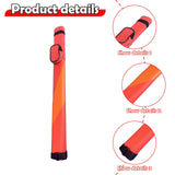 Maxbell Billiard Cue Case Holds 1 Butt and 1 Shaft Organizer Men Women Carrying Case Red