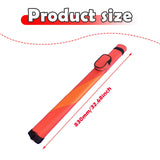 Maxbell Billiard Cue Case Holds 1 Butt and 1 Shaft Organizer Men Women Carrying Case Red