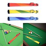 Maxbell Billiard Cue Case Holds 1 Butt and 1 Shaft Organizer Men Women Carrying Case Red
