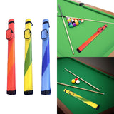 Maxbell Billiard Cue Case Holds 1 Butt and 1 Shaft Organizer Men Women Carrying Case Red