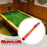 Maxbell Billiard Cue Case Holds 1 Butt and 1 Shaft Organizer Men Women Carrying Case Red