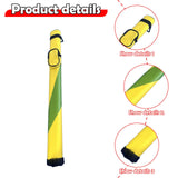 Maxbell Billiard Cue Case Holds 1 Butt and 1 Shaft Organizer Men Women Carrying Case Yellow