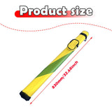 Maxbell Billiard Cue Case Holds 1 Butt and 1 Shaft Organizer Men Women Carrying Case Yellow