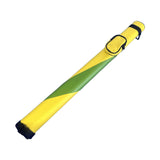 Maxbell Billiard Cue Case Holds 1 Butt and 1 Shaft Organizer Men Women Carrying Case Yellow