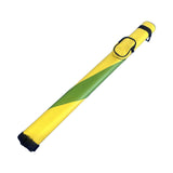Maxbell Billiard Cue Case Holds 1 Butt and 1 Shaft Organizer Men Women Carrying Case Yellow