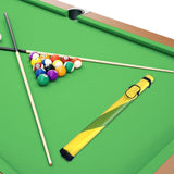 Maxbell Billiard Cue Case Holds 1 Butt and 1 Shaft Organizer Men Women Carrying Case Yellow