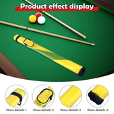 Maxbell Billiard Cue Case Holds 1 Butt and 1 Shaft Organizer Men Women Carrying Case Yellow