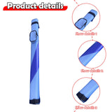 Maxbell Billiard Cue Case Holds 1 Butt and 1 Shaft Organizer Men Women Carrying Case Blue