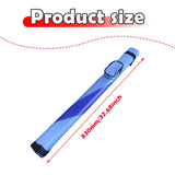 Maxbell Billiard Cue Case Holds 1 Butt and 1 Shaft Organizer Men Women Carrying Case Blue