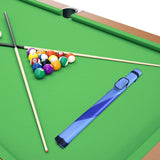 Maxbell Billiard Cue Case Holds 1 Butt and 1 Shaft Organizer Men Women Carrying Case Blue