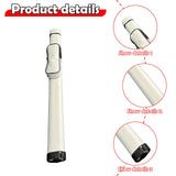 Maxbell Pool Stick Case 1x1 Pool Billiards Accessories PU Leather Billiard Stick Bag White