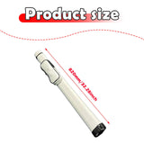Maxbell Pool Stick Case 1x1 Pool Billiards Accessories PU Leather Billiard Stick Bag White