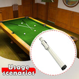Maxbell Pool Stick Case 1x1 Pool Billiards Accessories PU Leather Billiard Stick Bag White