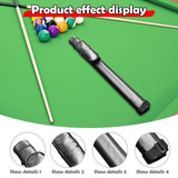 Maxbell Pool Stick Case 1x1 Pool Billiards Accessories PU Leather Billiard Stick Bag Black