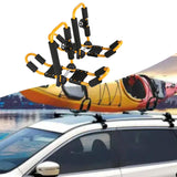 Maxbell 2Pcs Kayak Roof Rack Heavy Duty Universal Kayak Roof Carrier Rack on SUV Car