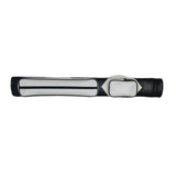 Maxbell Pool Cue Case 4 Holes PU Leather Portable Billiard Pool Cue Rod Carrying Bag white