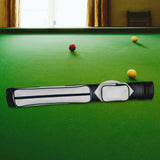 Maxbell Pool Cue Case 4 Holes PU Leather Portable Billiard Pool Cue Rod Carrying Bag white