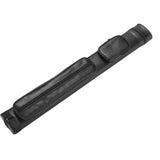 Maxbell Pool Cue Case 4 Holes PU Leather Portable Billiard Pool Cue Rod Carrying Bag black