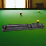 Maxbell Pool Cue Case 4 Holes PU Leather Portable Billiard Pool Cue Rod Carrying Bag black