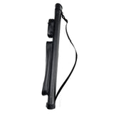 Maxbell Pool Cue Case 4 Holes PU Leather Portable Billiard Pool Cue Rod Carrying Bag black