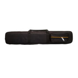 Maxbell 1/2 Snooker Pool Cue Bag with External Pocket Versatile Woodwind Storage Bag 8 Holes Black