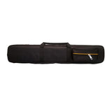 Maxbell 1/2 Snooker Pool Cue Bag with External Pocket Versatile Woodwind Storage Bag 8 Holes Black