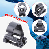 Maxbell Snorkel Keeper Tube Holder Replacement Black for Diving Snorkeling Equipment