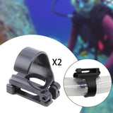 Maxbell Snorkel Keeper Tube Holder Replacement Black for Diving Snorkeling Equipment