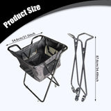 Maxbell Pickleball Tennis Ball Hopper Cart Lightweight for Coaches Learners Baseball