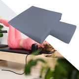 Maxbell Upholstered Wedge Large Fitness Equipment for Home Gym Body Stamina Training grey