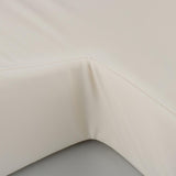 Maxbell Upholstered Wedge Large Fitness Equipment for Home Gym Body Stamina Training white