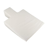 Maxbell Upholstered Wedge Large Fitness Equipment for Home Gym Body Stamina Training white