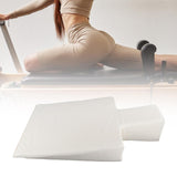 Maxbell Upholstered Wedge Large Fitness Equipment for Home Gym Body Stamina Training white