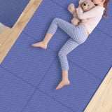 Maxbell Folding Exercise Mat Portable Foldable Yoga Mat for Training Outdoor Balance Dark Purple