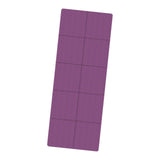Maxbell Folding Exercise Mat Portable Foldable Yoga Mat for Training Outdoor Balance Dark Purple