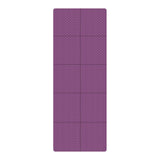 Maxbell Folding Exercise Mat Portable Foldable Yoga Mat for Training Outdoor Balance Dark Purple