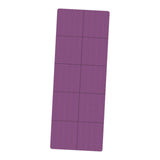 Maxbell Folding Exercise Mat Portable Foldable Yoga Mat for Training Outdoor Balance Dark Purple