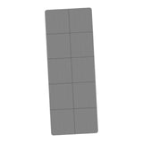 Maxbell Folding Exercise Mat Portable Foldable Yoga Mat for Training Outdoor Balance Gray