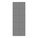 Maxbell Folding Exercise Mat Portable Foldable Yoga Mat for Training Outdoor Balance Gray