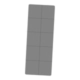 Maxbell Folding Exercise Mat Portable Foldable Yoga Mat for Training Outdoor Balance Gray